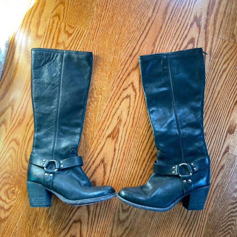 Frye Riding Boot with small heel